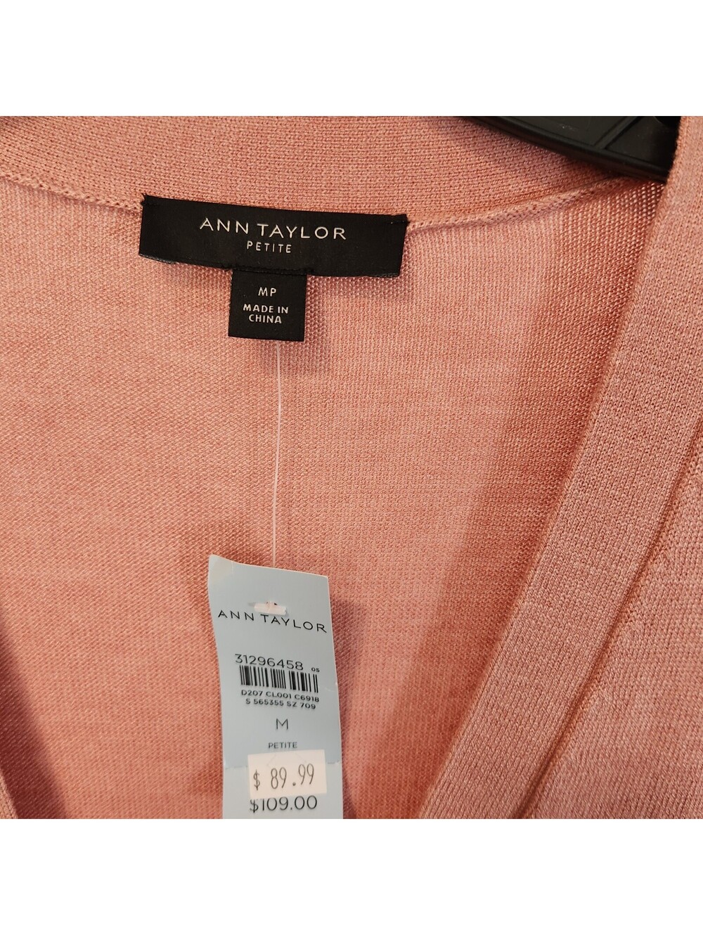 Ann Taylor Women's M Pink Maxi Long Cardigan Sweater Button Up NWT - Picture 5 of 8